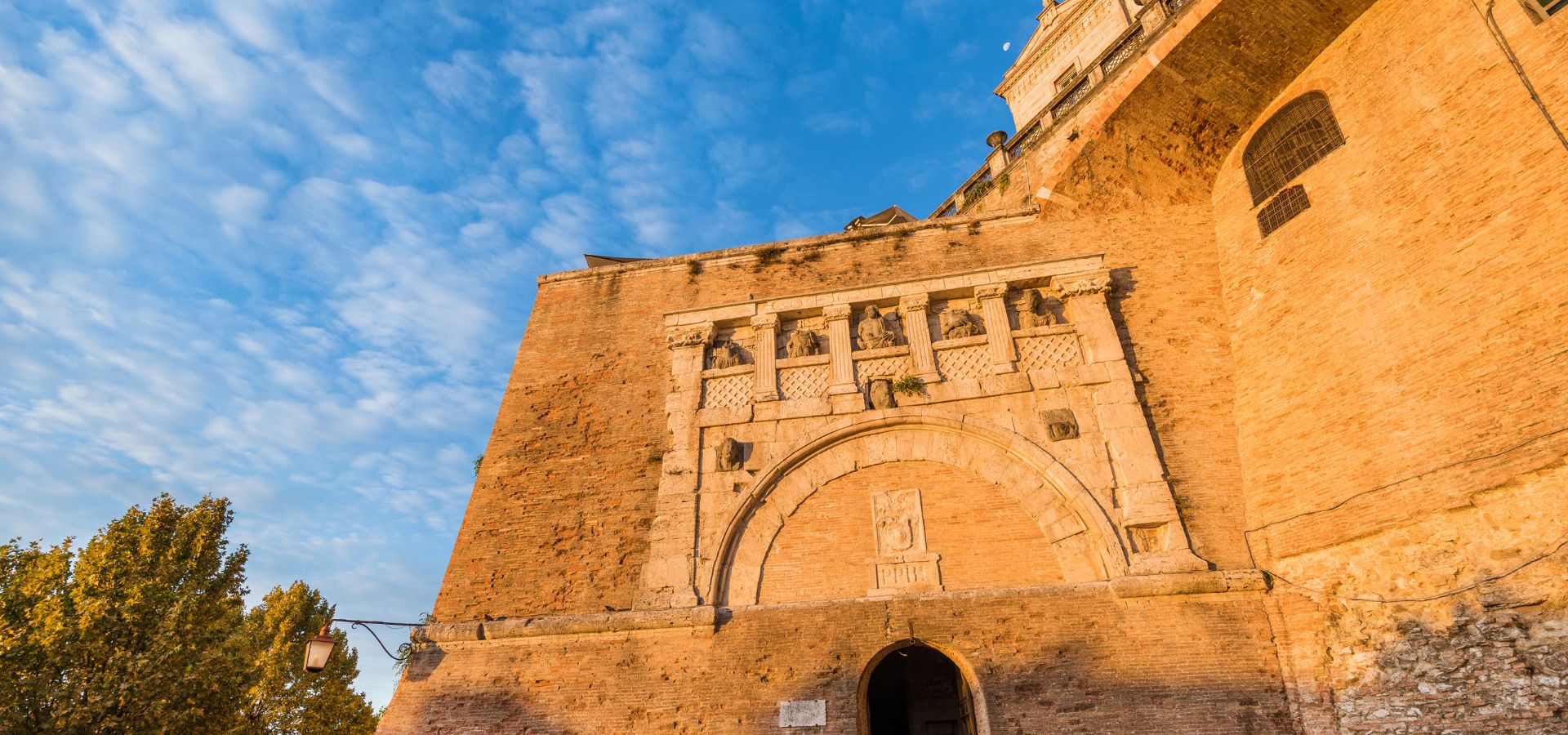 Underground passages of Rocca Paolina in Perugia