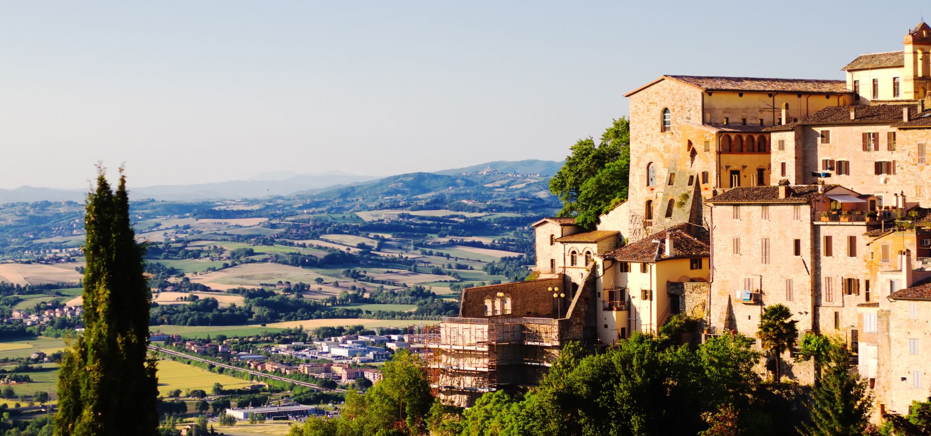 Historic town of Todi in Umbria